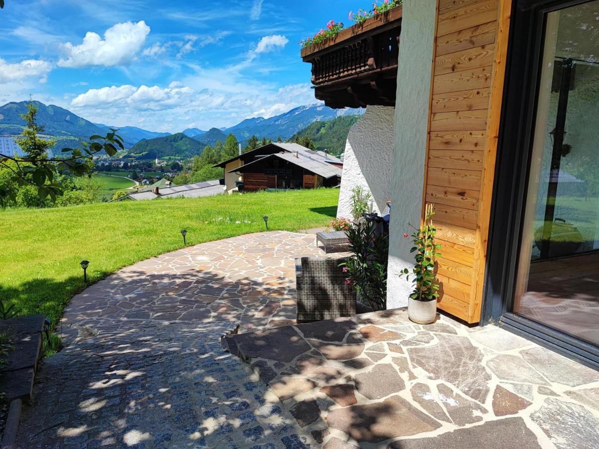 Villa Bischofsberg - Laerchen-Wellness Apartment 温蒂加斯顿 外观 照片